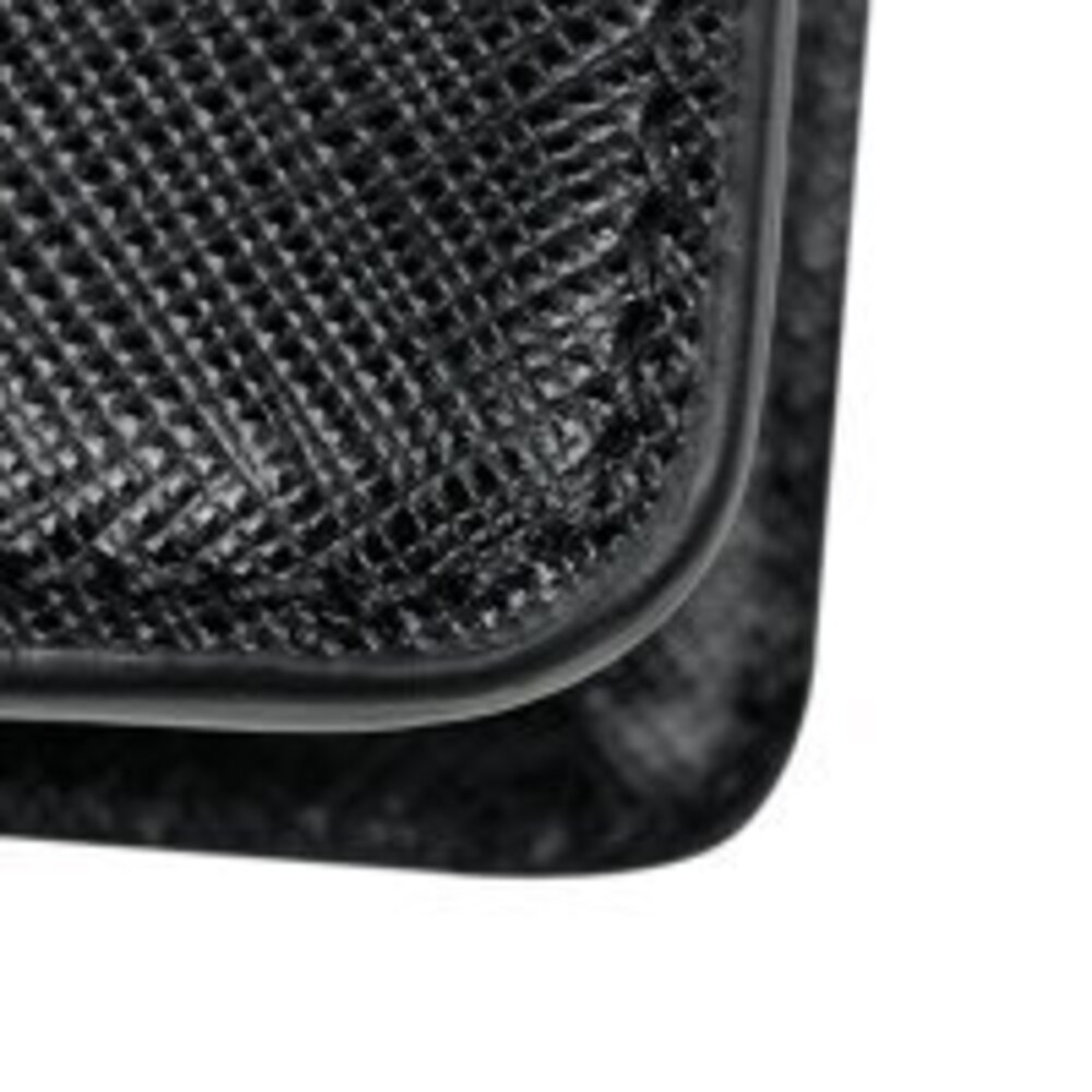Prada Saffiano Leather Chain Shoulder Bag Logo Plate Clutch Nero Black - Picture 5 of 5